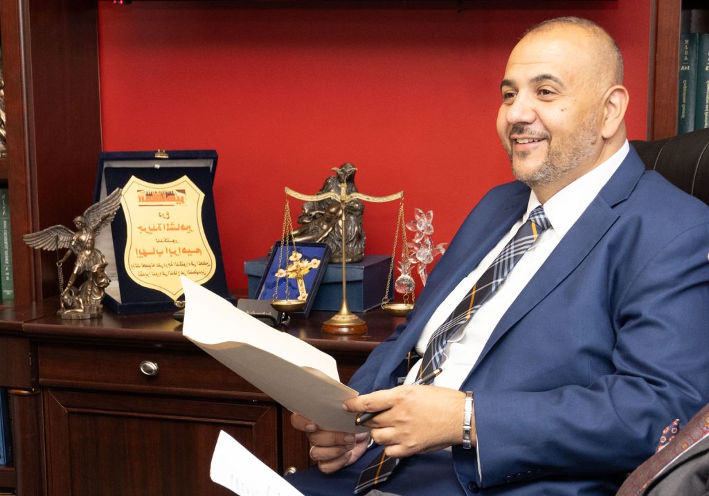 Ihab Ibrahim, Esq., founding attorney of Ibrahim & Ibrahim Law Firm in Jersey City, NJ